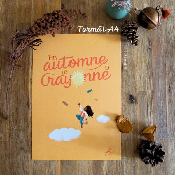 Affiche "Déploiement" par Léa Maignan - Collection Automne