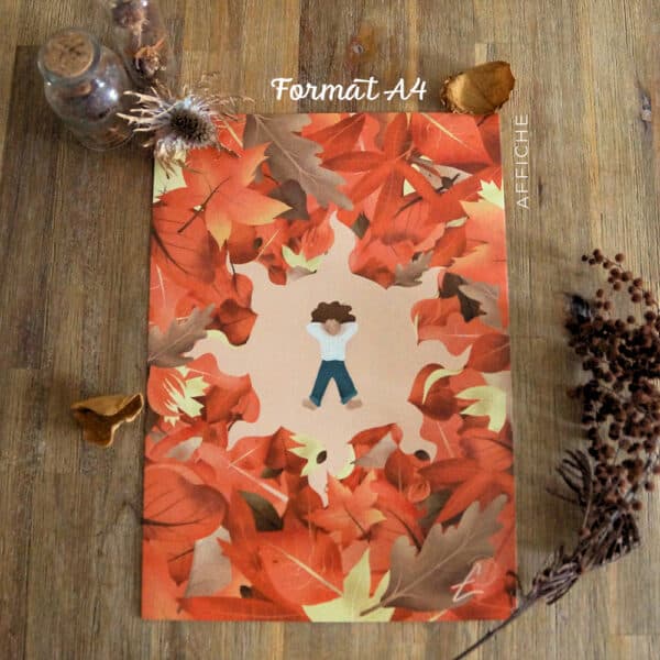 Affiche "Ressenti" par Léa Maignan - Collection Automne