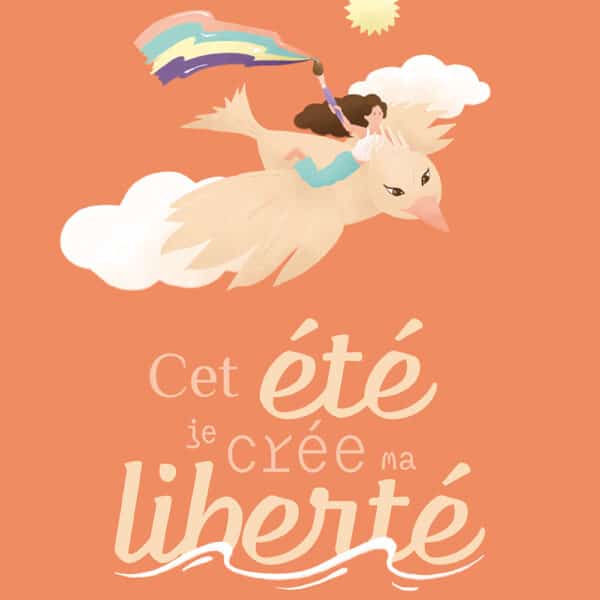 Illustration "L'Envol" par Léa Maignan - Collection Été