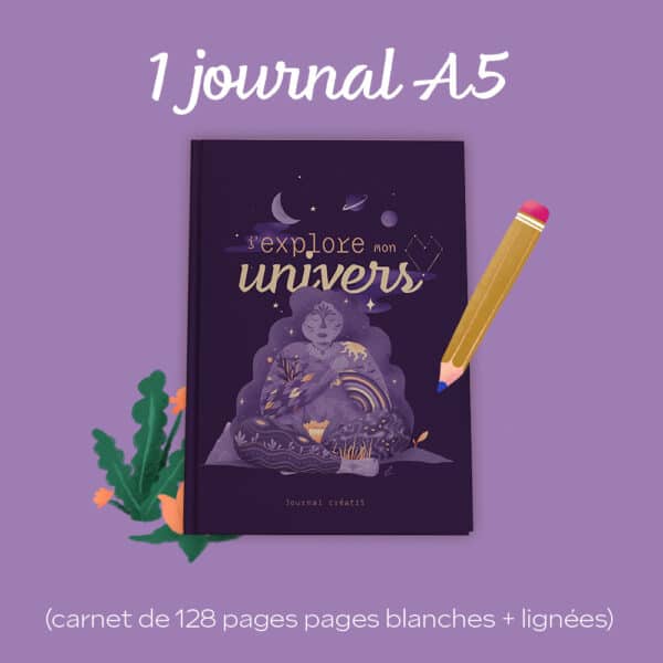 Le journal créatif du pack annuel "Papeterie"