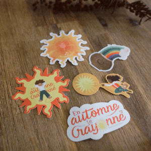 Le pack "Stickers" rassemble l'ensemble des 5 stickers de la collection de saison.