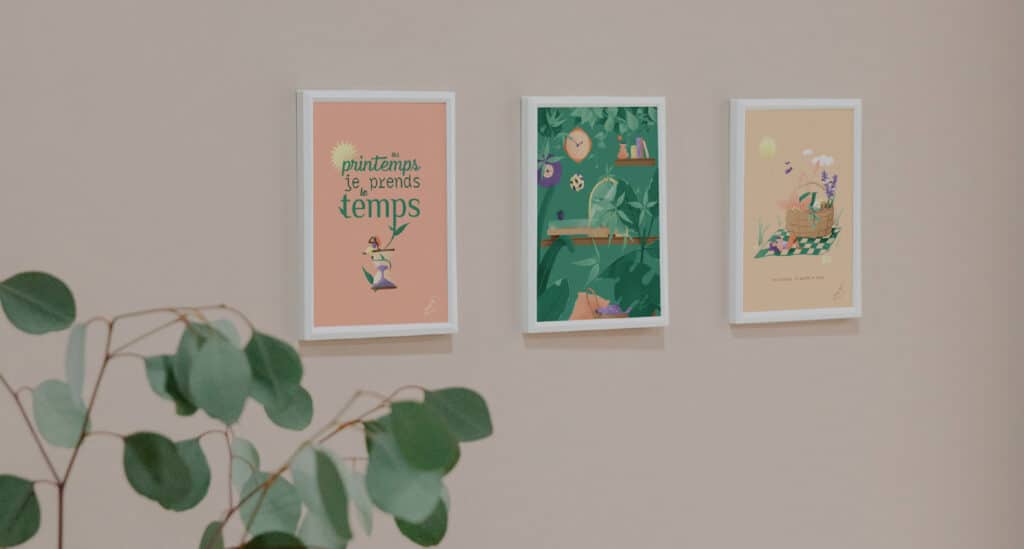 Les illustrations de la collection Printemps