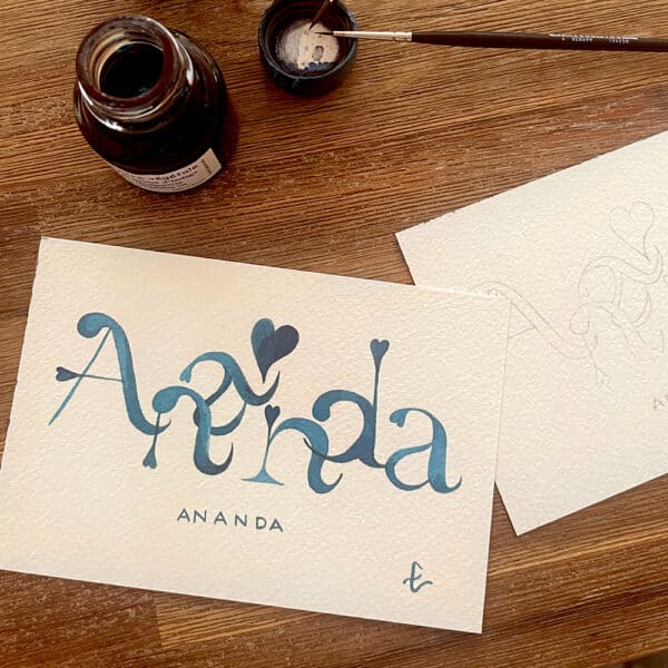 Peinture "Ananda" par Léa Maignan