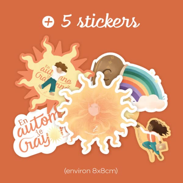 Les 5 stickers du pack saisonnier "Automne"